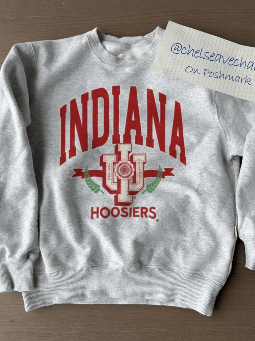 Vintage Indiana Hoosiers Crewneck Sweatshirt, 90s Indiana University Shirt Tee